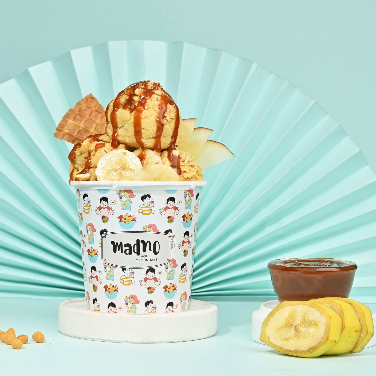 Butterscotch Blast Gudbud – Caramel Meets Crunch - Madno