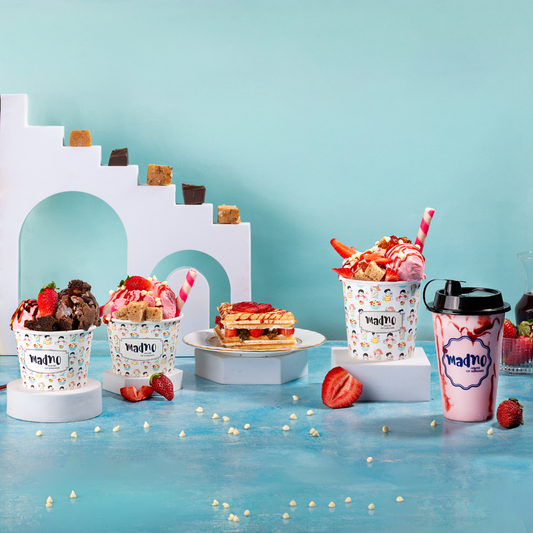 Strawberry Dessert Made with Fresh Seasonal Fruits
