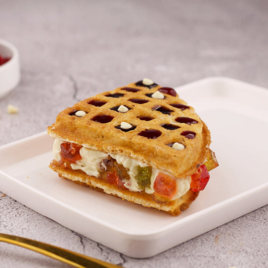 Berries & Cream Waffle – Tart, Sweet & Beautifully Balanced - Madno 