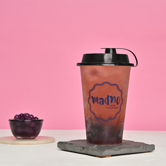 Blueberry Poppins Boba Tea – Sweet Pops of Berry Goodness - Madno 
