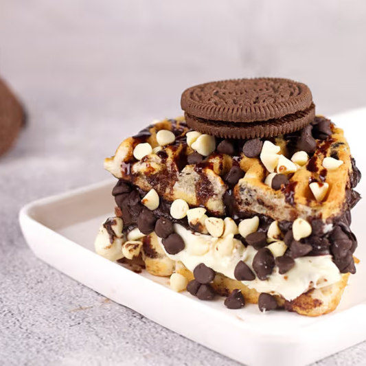 Choco Vanilla Waffle – The Best of Both Worlds - Madno 