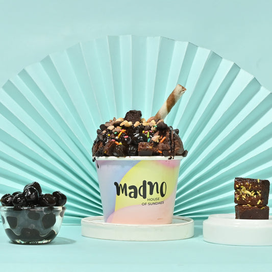 Dry Fruit Choco Boba Sundae – Rich, Fruity, Textured - Madno 
