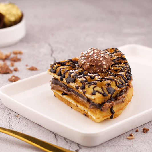 Ferrero Rocher Waffle – Chocolate. Hazelnut. Heaven. - Madno 