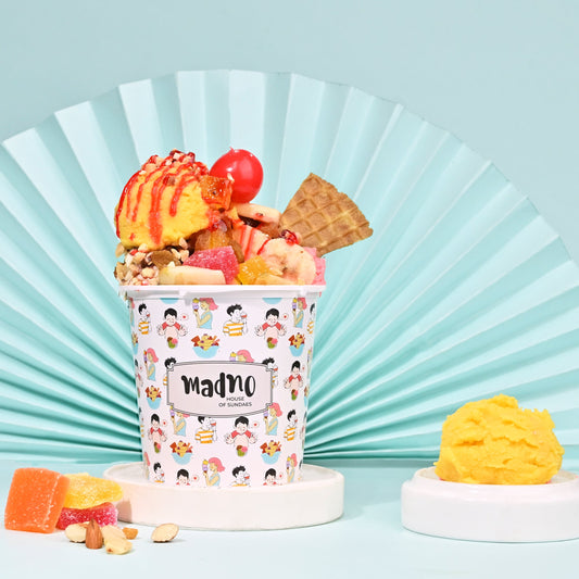 Fruit Gudbud Sundae – A Colorful Fruity Delight - Madno 