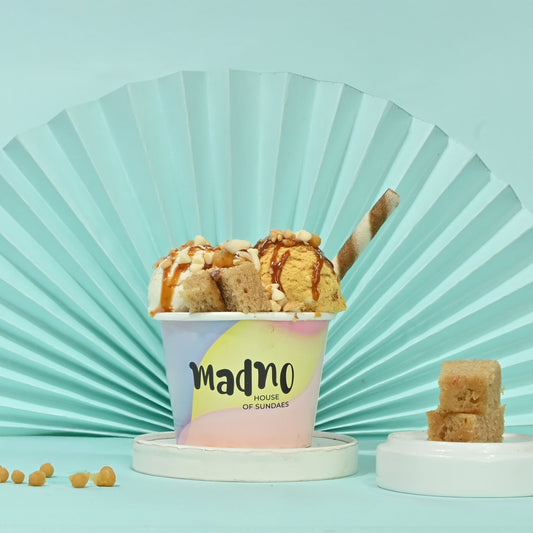 Fudgy Caramel Sundae – Gooey Meets Creamy - Madno 
