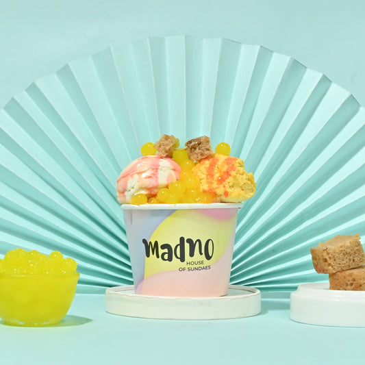 Tropical Fusion Boba Sundae – Creamy, Crunchy, Bursting with Flavor - Madno 
